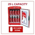 thumbnail image 5 of Coca-Cola Polar Bear 28 Can Cooler/Warmer 12V DC 110V AC Mini Fridge Red, 5 of 7