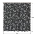 thumbnail image 5 of Star Constellation Shower Curtain Space Galaxy Design Waterproof Bathroom Drape Fade-Resistant with Metal Grommets 72x72, 5 of 5