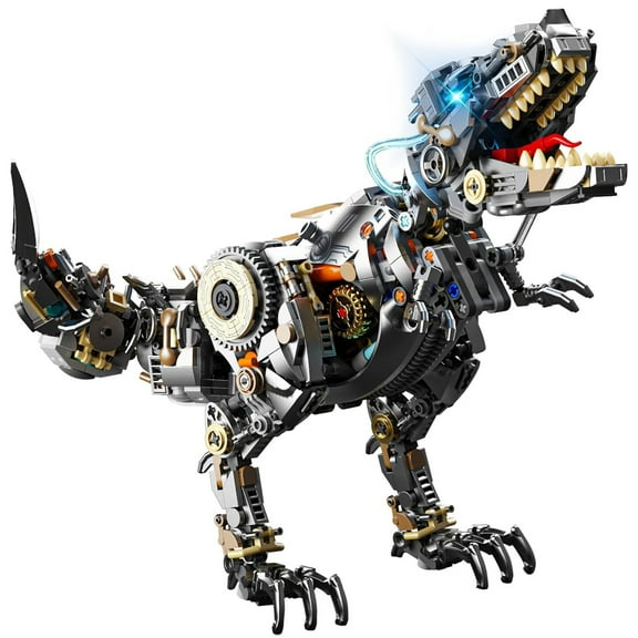 Goirzi 1268Pcs Mechanical T-Rex Building Blocks Set - Dinosaurs Building Blocks Toys for Kids and Adults