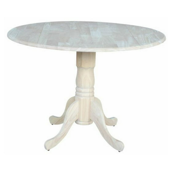 International Concepts 42 Drop Leaf Table Unfinished Com International Concepts 42 Drop Leaf Table Unfinished