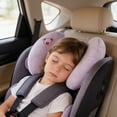 thumbnail image 3 of Travel Pillow, Adjustable Head Neck Pillow Car Seat, Banana Travel Headrest Pillow For Cars, Comfortble Neck Pillows For Long-Distance Bus, Office Work, Multiple Colors Available, 3 of 5