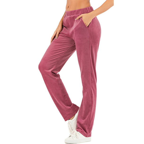 LELINTA Women's Big and Tall Active Yoga Sweatpants Workout Joggers Pants  Lounge Sweat Pants with Pockets, Red/ Purple / Blue/ Pink, S-2XL -  Walmart.com