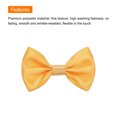 thumbnail image 4 of Uxcell 80pcs Orange Bow Ties 1.5"x1" Mini Bowknot for Crafting Little Satin Bows, 4 of 5
