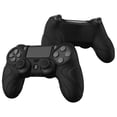 thumbnail image 5 of PlayVital Guardian Edition Black Ergonomic Soft Anti-Slip Controller Silicone Case for Playstation 4, Rubber Protector Skin with Joystick Caps for PS4 Slim for PS4 Pro Controller, 5 of 9