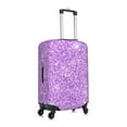 thumbnail image 3 of Fotbe Lilac Glittering Luggage Cover Protector,Suitcase Protector,Scratch and Dirt Resistant,Fits 18-32 Inch Luggage-Large, 3 of 9