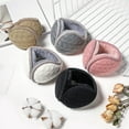 thumbnail image 2 of Ear Muff Thick Lightweight Knitted Collapsible Ear Warmer for Outdoor, 2 of 9