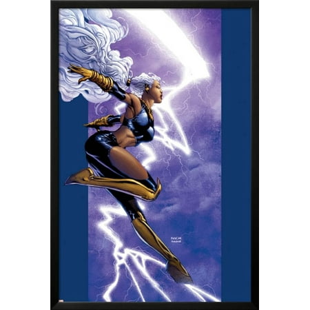 David Finch Cover - Ultimate X-Men No.42 Cover: Storm Lamina Framed Poster Wall Art By David Finch - 26x38