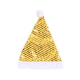 thumbnail image 4 of Christmas Glitter Sequin Hat with Plush Ball Santa Claus Cap for Adults Children Holiday Props Xmas New Year Party Decor, 4 of 15