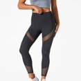 thumbnail image 4 of Jxximdong Leggings for Women Women's Seamless Knit Tight Height Waist Breathable Outdoor Running Fitness Pants Hip Lift Yoga Pants Gray XXL Yoga Pants, 4 of 7