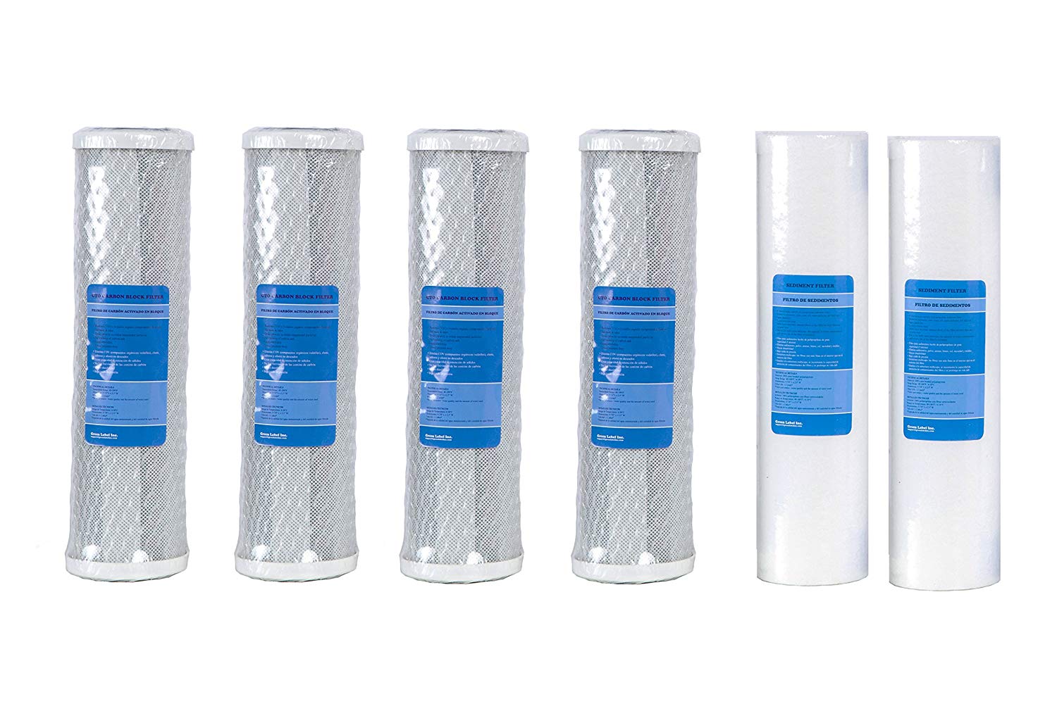 Green Label Universal 10 Inch Replacement Filter Set for Standard Multi