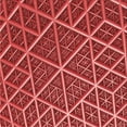 thumbnail image 1 of Ahgly Company Machine Washable Indoor Square Transitional Red Area Rugs, 6' Square, 1 of 7