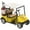 Yellow, variant on SHISUYAN 2Pcs Small Golf Cart Model Decorative Golf Cart Figurine Desktop Golf Cart Model Ornament