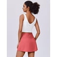 thumbnail image 3 of Pinspark Women Tennis Skirts with Pockets Tummy Control Active Skorts A Line Workout Golf Skirts V-Waisted, 3 of 6