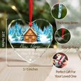 thumbnail image 4 of New Home New Beginnings Ornament, Personalized First Christmas Living Together Glass Ornament, Housewarming Gift with Sentimental Quote, Custom Gift for Couples Roommates, 2025 First Home Ornaments, 4 of 6