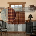 thumbnail image 4 of VHC Brands Heritage Farms, Primitive Check, L36xW36, Tier Set of 2. Red, 4 of 5