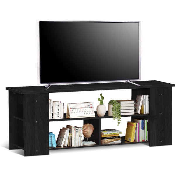 Wood Tv Stand Media Game Console Storage Cabinet Entertainment Center Walmart Com Walmart Com