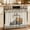 Beige, variant on Oven Skirt Curtain for Kitchen 21.5x30 Inch, Black White Truck Fall Oven Curtain with 8 Ribbon Ties & Ruffle Trim, Stove Skirt Curtain Dishwasher for Cabinets Sinks Pumpkins Thanksgiving Checkered