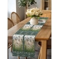 thumbnail image 4 of Burlap Table Runner 48 Inches Long, Farmhouse Butterfly Flower Plant Non-Slip Kitchen Table Runners for Dining Room Everyday Use Party Table Decorations Pastoral Botanical, 4 of 9