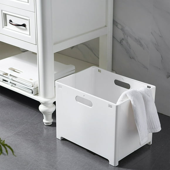 Folding Dirty Clothes Basket Wall-mounted Punch- Dirty Clothes Storage Basket Large And Small Toy Storage Basket Convenient Folding Wall-mounted