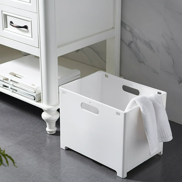 Panier Pliant pour Vêtements Sales Mural Sans Perçage - Panier de Rangement pour Vêtements Sales Grand et Petit Panier de Rangement pour Jouets Pliable Pratique Mural