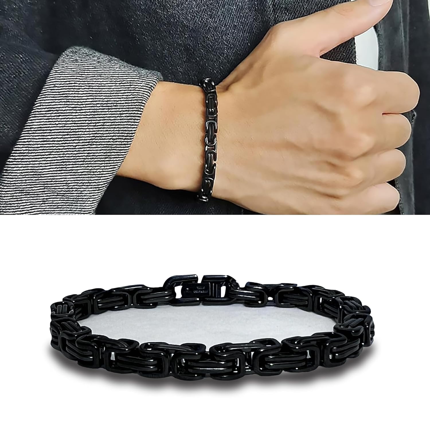To My Grandson Bracelet Grandson Gifts From Grandma Grandparents Graduation Birthday Christmas Gifts With Message Card＆LED Gift Box