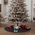 thumbnail image 4 of Sikiie White Black Sheep skull Christmas Tree Skirt, Christmas Tree Decorations, Christmas Decor, Tree Mat Decoration(30-48IN)-48", 4 of 6