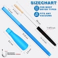thumbnail image 5 of CZQ Sealegend 2 Pieces Dryer Vent Cleaner Kit and Flexible Dryer Lint Brush Vacuum Hose Attachment Power Lint Remover Refrigerator Coil Brush, 5 of 7