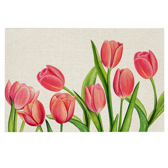 Binwennn Throw Blanket Set New Hot Easter Floor Mats Home Entry Mats Holiday Decorative Door Mats Carpet Nine