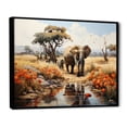 thumbnail image 2 of Designart "African Natures Euphony" African Floater Framed Canvas Art Print, 2 of 7