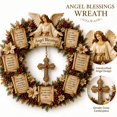 thumbnail image 5 of Faith Inspired Winged Angel Wreath Wall Sign, Wood Detailed Accent for Home Decor, for Entryway Wall or Door and Everyday Home Decor, 5 of 5