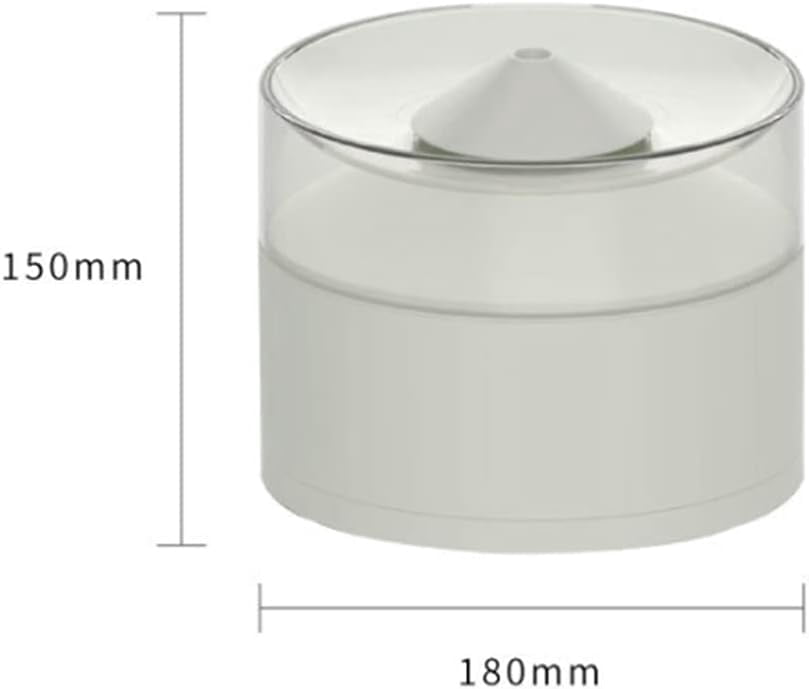 Automatic Cats Water Bowl Fountain for Pets Dog Water Dispenser Large Drinking Bowl Cats Drink (Color : Blue) (White)