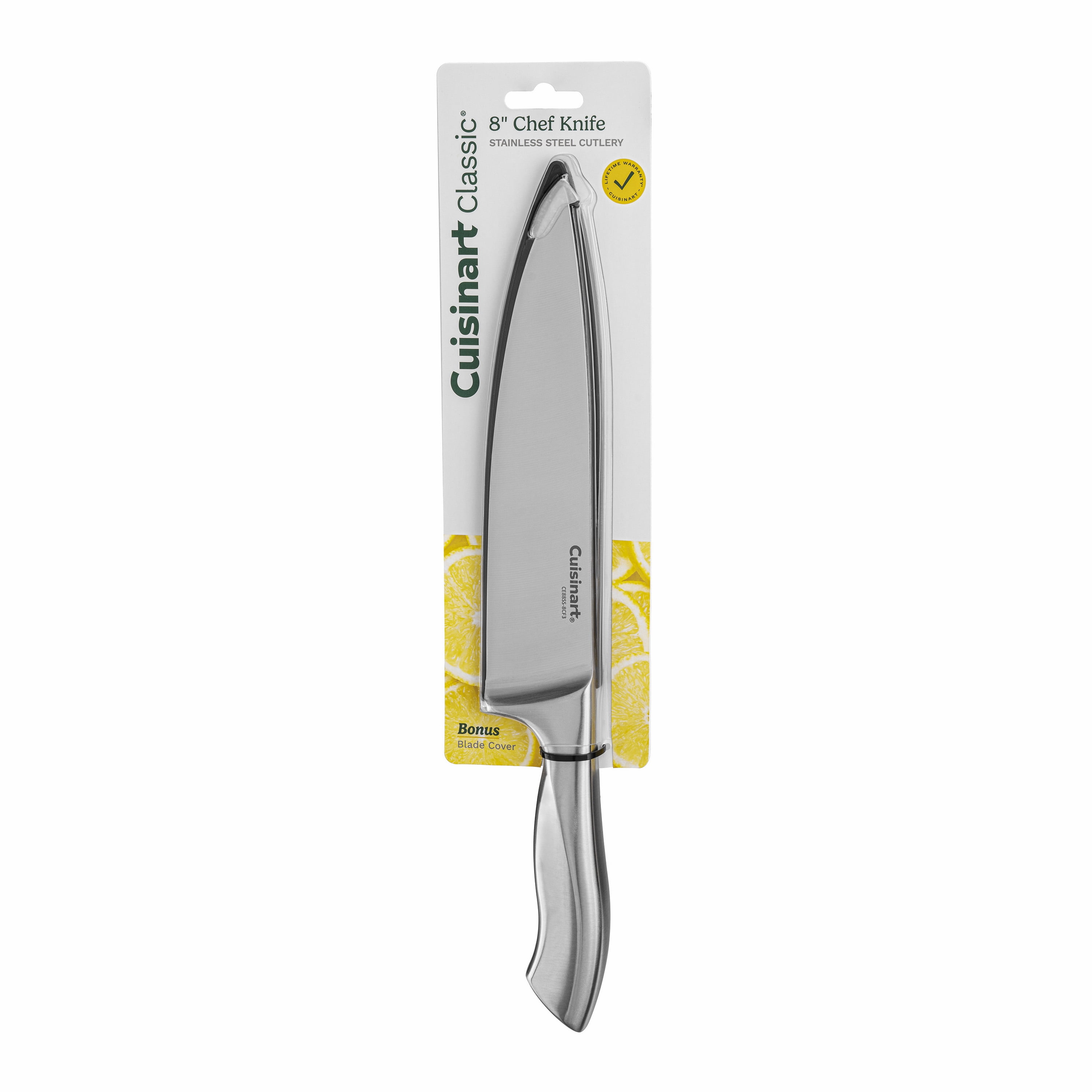 Cuisinart Classic Stainless Steel 8” Chef’s Knife with Blade Guard