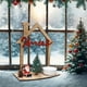 thumbnail image 5 of Cateissary Adorno de casa de Navidad de madera de primera calidad para celebraciones navideñas, diseños pequeños, fáciles de usar y únicos Kits de decoración para fiestas, 5 of 6