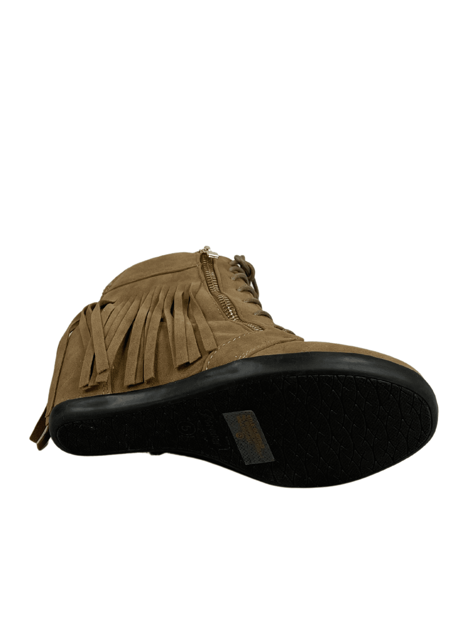 Kaipo-88 Women's High Top Round Toe Lace Up Hidden Wedge