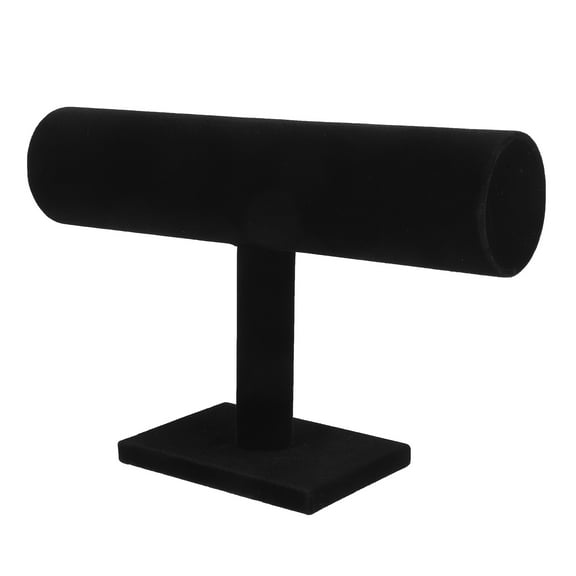 UNOMOR 1Pcs Watch Holder for Men Velvet Simple Design Bracelet Display for Home Storage Black