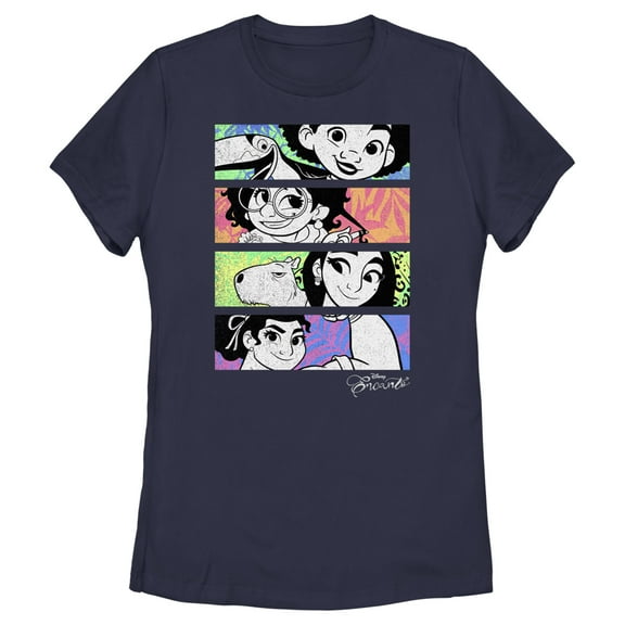 Women's Encanto Family Box Up  Graphic Tee Navy Blue Medium