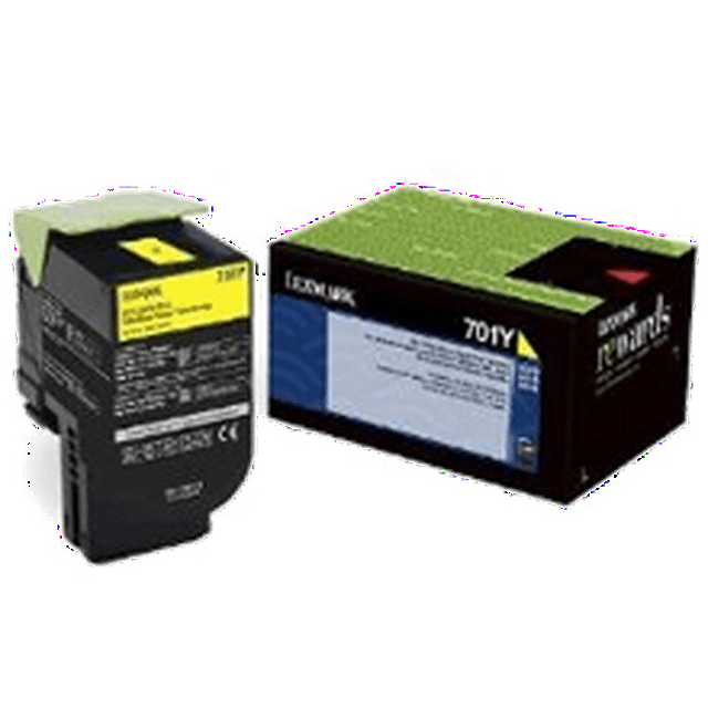 ~Brand New Original LEXMARK 70C10Y0 Laser Toner Cartridge Yellow