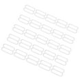 thumbnail image 5 of Masteelf 1 Set 250pcs Plastic 8 Shaped Bra Buckle Shoulder Strap Non-slip Adjusted Buckle Non-slip Bra Adjuster (16L=10.0 MM,24L=15.0 MM,6MM,8MM,12MM Transparent), 5 of 8
