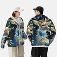 thumbnail image 4 of Fotbe Colorful Stained Glass Deer Chaqueta con Protección Solar UPF 50+ para Hombre y Mujer, Camisa con Capucha y Bolsillos-3X-Large, 4 of 7