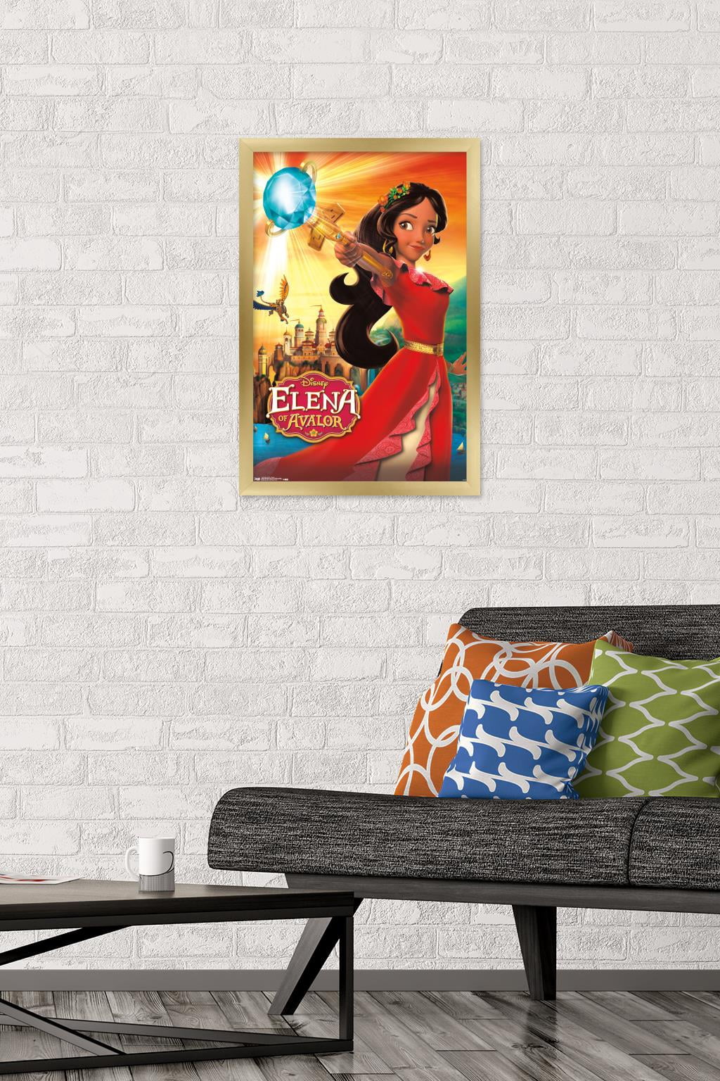 Disney Elena of Avalor - One Sheet Wall Poster, 14.725" x 22.375", Framed