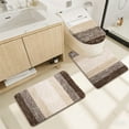 thumbnail image 5 of Ileading Traditional Bath Rug Set 3 Piece Microfiber Washable Bathroom Rug Set, 5 of 10