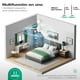 thumbnail image 3 of Ventilador de techo con luz de 28inch/70cm,Ventiladores de techo con luces con luz y control remoto,6 velocidades,3CCT,35W,Regulable,Reversible,Ventilador para patios,sala,dormitorio(Blanco), 3 of 5