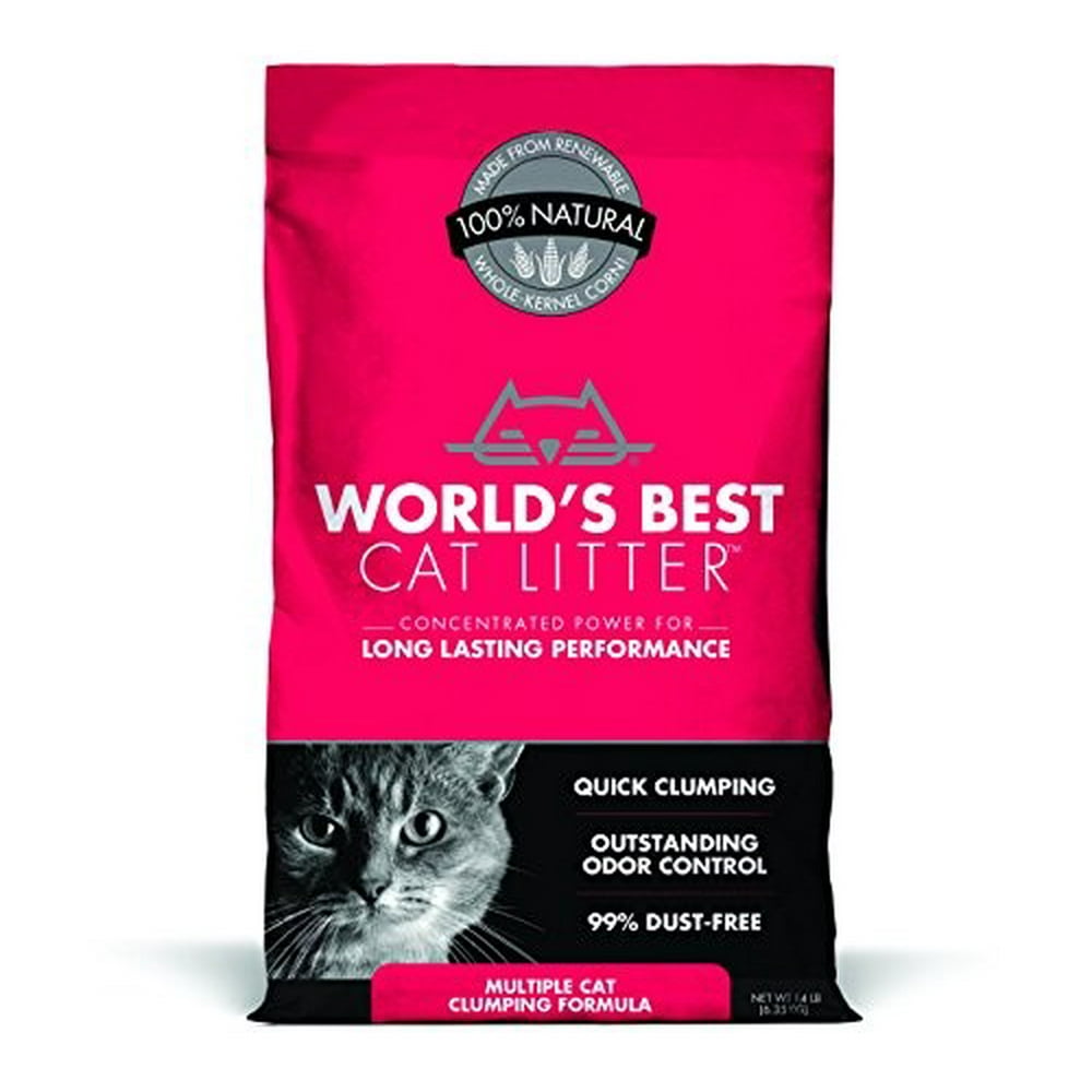 World's Best Cat Litter Natural Multi-Cat Clumping Cat Litter Formula ...