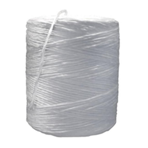 Shipping Supply TWT180 White Polypropylene Tying Twine - 3-Ply Thick