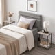 thumbnail image 5 of Side Tables Set of 2, Small End Table, Nightstand Living for Room, Bedroom, Office, Bathroom, Greige and Black ULET272B02, 5 of 5