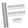 thumbnail image 2 of Baoblaze 2xDouble Head Skirting Thread Nail with Nail Specific Sleeve Tool Cement Nails 50 pieces, 2 of 8