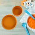 thumbnail image 3 of LOLIPPYY 3Pcs Toddler Plates and Bowls Set for Baby Feeding Non Slip Stability, 3 of 7