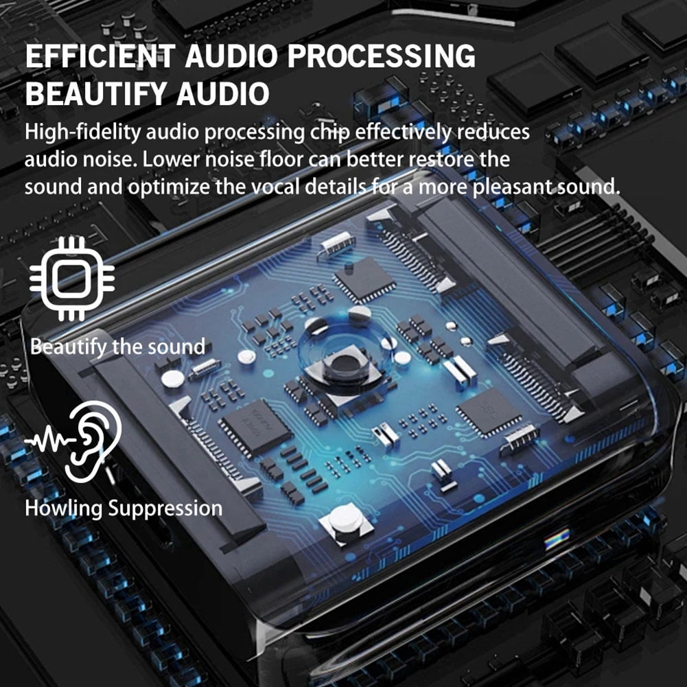 2 Channels Mini USB Mixer Professional Portable Audio Interface Sound Card Console for Guitar Recording Studio Singing