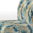 thumbnail image 4 of Designart "Paisley Mirage In The Desert VI" Beige Paisley Upholstered Accent Chair - Glam Arm Chair For Living Room, 4 of 5