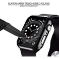 thumbnail image 4 of Case Compatible with Apple Watch Series 3 Series 2 Series 1 42mm, Hard PC All-Around Protective Cover with Tempered HD Glass Screen Protector Scratch Resistant Slim & Durable, 2Pack, 4 of 5